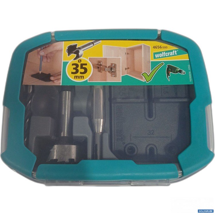 Artikel Nr. 994369 Artikel Nr. 994369: Wolfcraft Scharnierloch Set 4656000 ø35mm