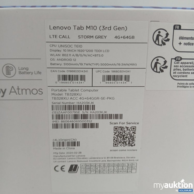 Artikel Nr. 397370 Artikel Nr. 397370: Lenovo Tab M10 + Folio Case