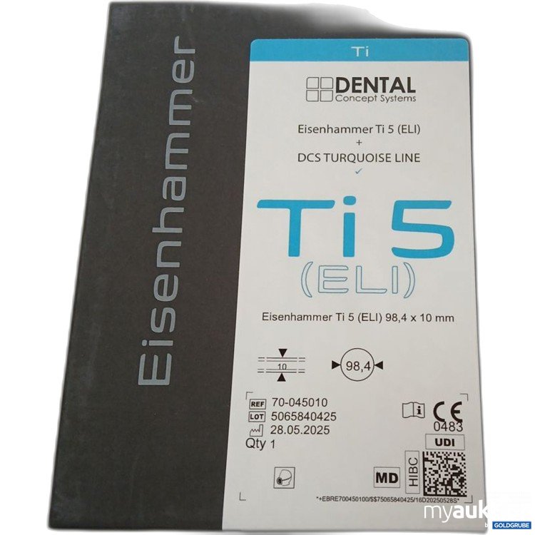 Artikel Nr. 442370: Dental Concept Systems Eisenhammer Ti 5 (ELI)