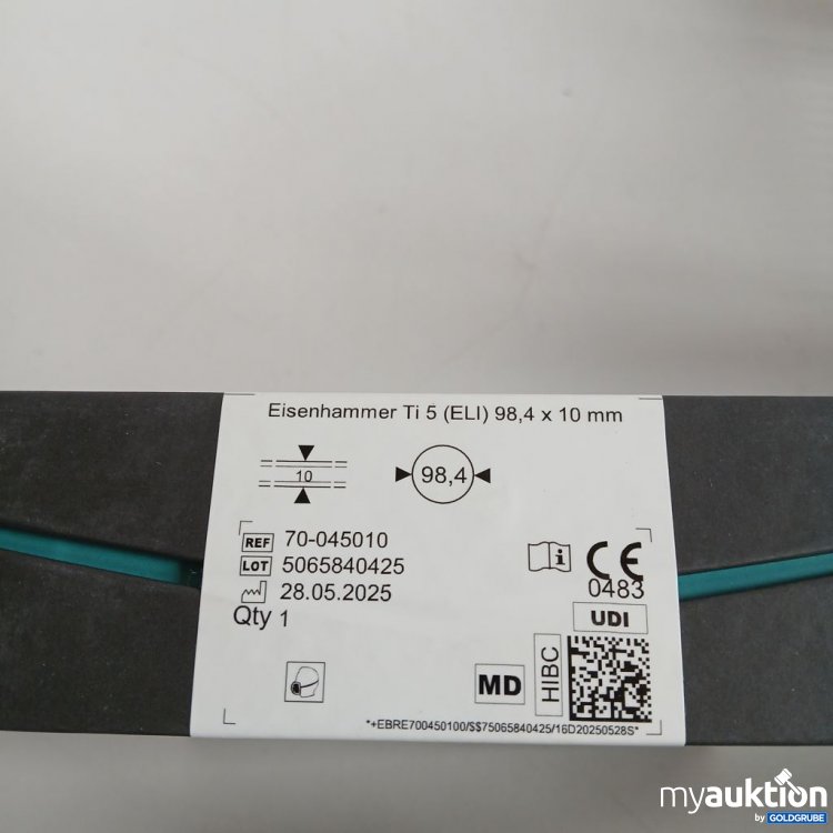 Artikel Nr. 442370: Dental Concept Systems Eisenhammer Ti 5 (ELI)
