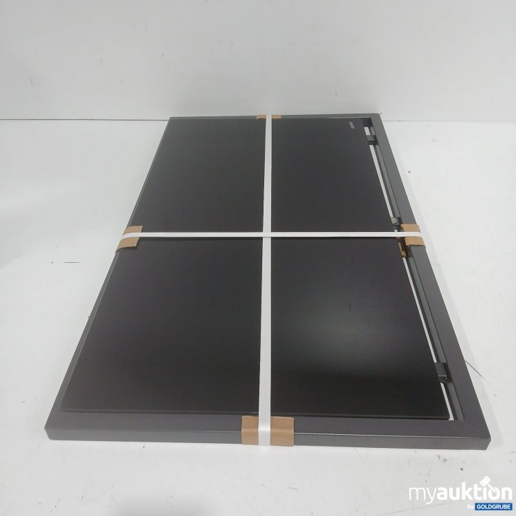 Artikel Nr. 463370: Glasplatte schwarz rechteckig mit Rahmen ca. 75x43cm