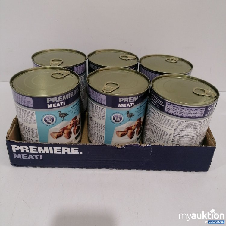 Artikel Nr. 844370: Premiere Meati Hundefutter mit Entenherzen 6x800g