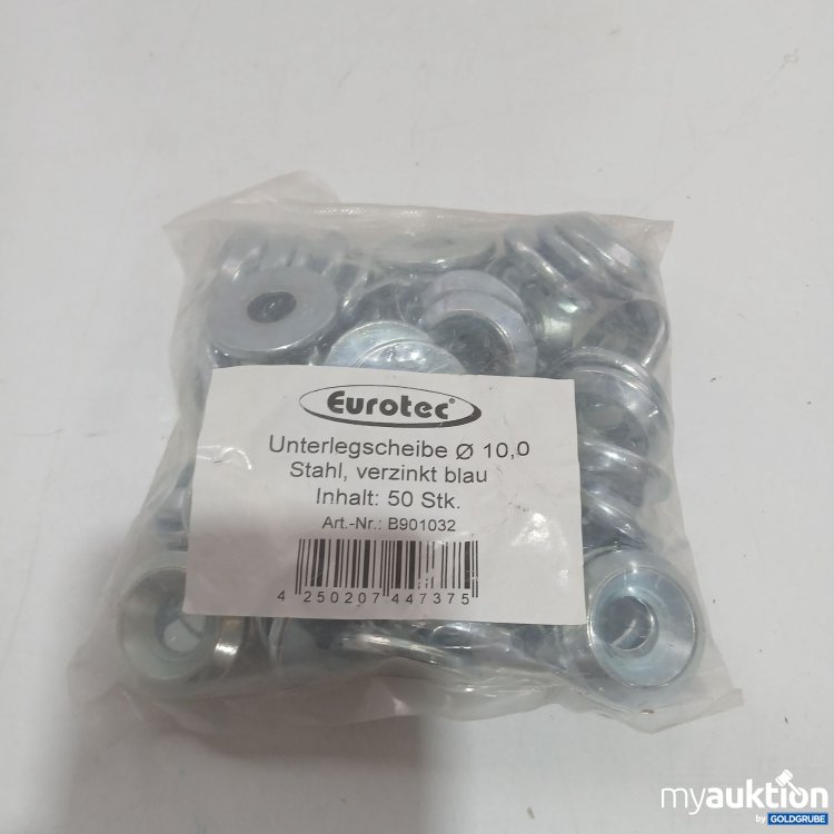 Artikel Nr. 902370: Eurotec Unterlegscheibe 10,0mm Stahl 50 Stück B901032