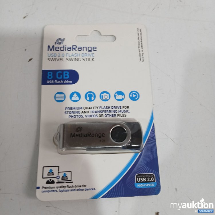 Artikel Nr. 920370: MediaRange USB2.0 Flash Drive 8GB 