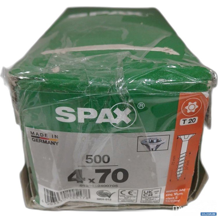 Artikel Nr. 934370 Artikel Nr. 934370: SPAX Schrauben 4x70 mm