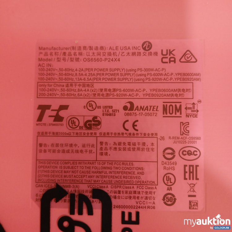 Artikel Nr. 961370: Alcatel Lucent OS6560-P24x4