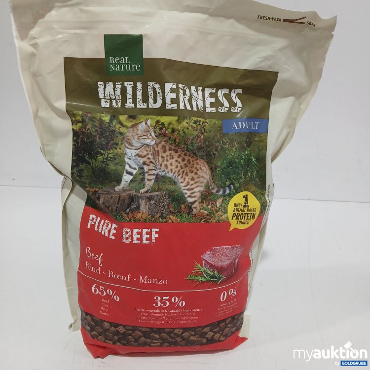 Artikel Nr. 963370: REAL NATURE Wilderness Adult Pure Beef Katzen-Trockenfutter 2,5 kg