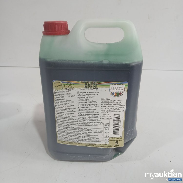 Artikel Nr. 988370 Artikel Nr. 988370: Aromasirup Apfel 5L