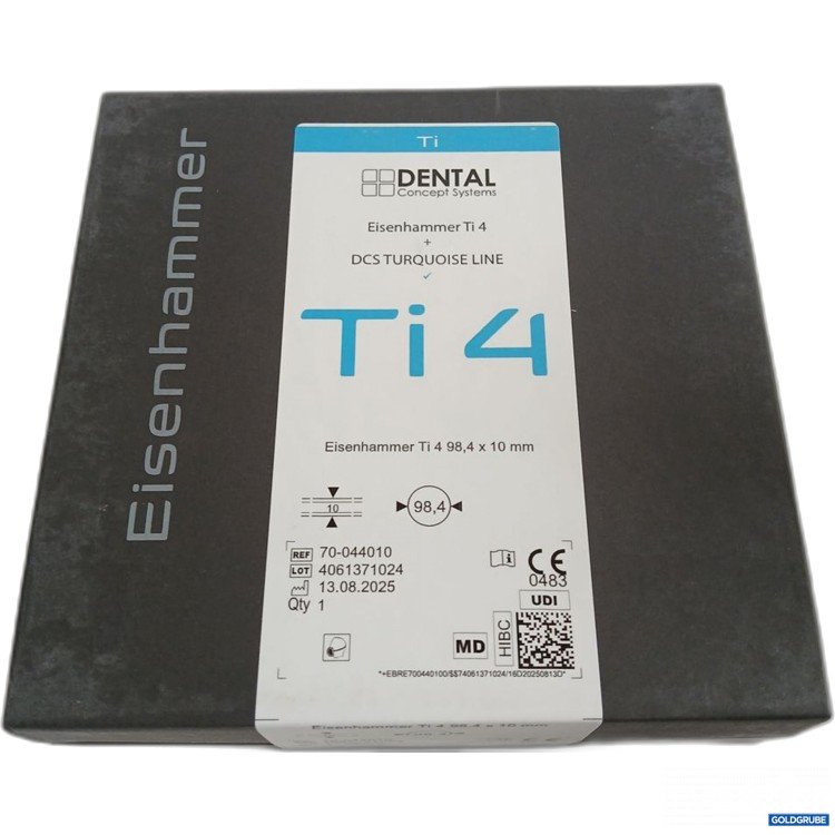 Artikel Nr. 442371: Dental Concept Systems Eisenhammer Ti 4 98.4 x 10 mm