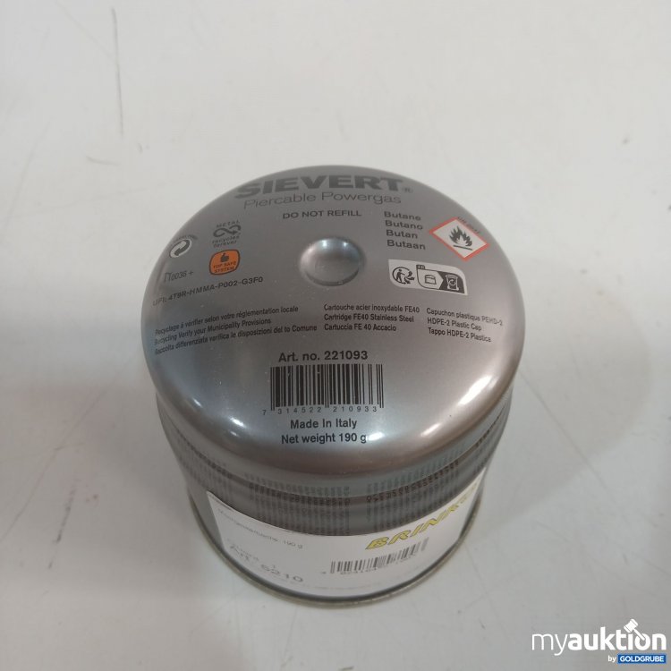 Artikel Nr. 461371 Artikel Nr. 461371: Sievert Piercable Powergas 190g