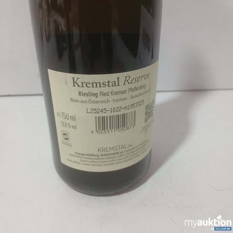 Artikel Nr. 469371 Artikel Nr. 469371: Kremstal Reserve Riesling 750 ml