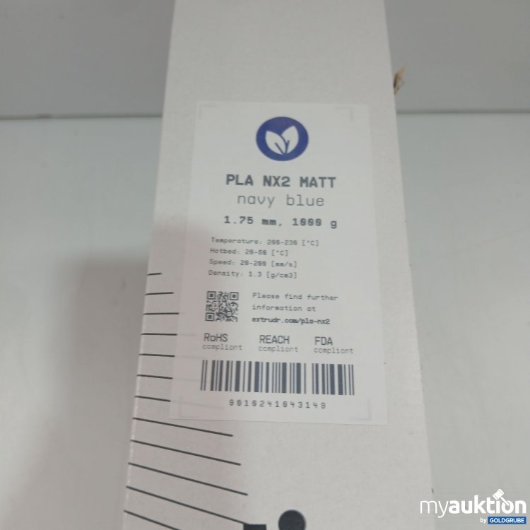 Artikel Nr. 971371 Artikel Nr. 971371: Extrudr Pla nx2 Matt navy Blue 1.75mm 1000g