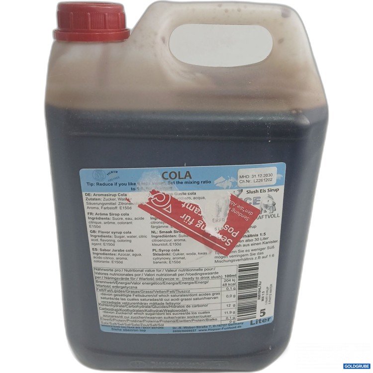 Artikel Nr. 988371 Artikel Nr. 988371: Aromasirup Cola 5L