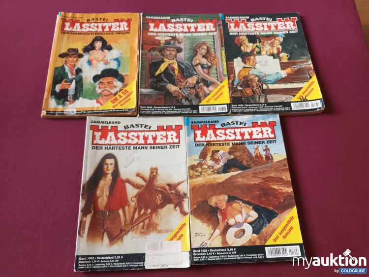 Artikel Nr. 999371 Artikel Nr. 999371: 5 x Lassiter Western Romane Sammelbände (=15 Romane)