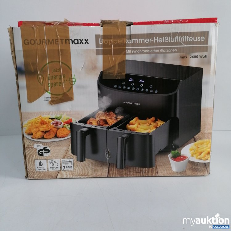 Artikel Nr. 340372 Artikel Nr. 340372: Gourmet Maxx Doppelkammer Heißluftfritteuse max. 2400 W