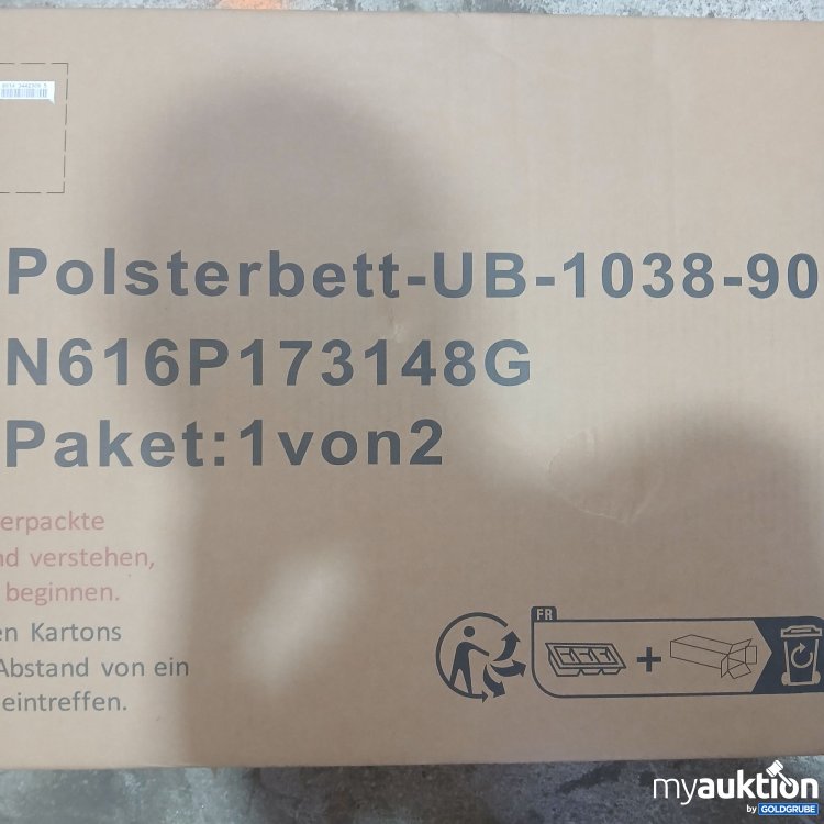 Artikel Nr. 437372: Polsterbett-UB-1038-90-1 N616P173148G 