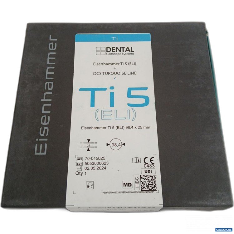 Artikel Nr. 442372: Dental Concept Systems Eisenhammer Ti 5 (ELI) 98,4x25mm