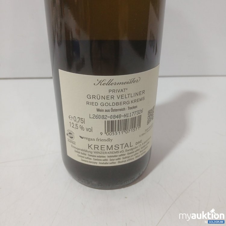 Artikel Nr. 469372 Artikel Nr. 469372: Kellermeister Grüner Veltliner Ried Goldberg Krems 0,75 l