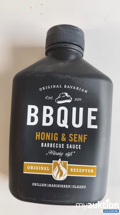Artikel Nr. 522372 Artikel Nr. 522372: Original Bavarian BBQUE Honig & Senf Barbecue Sauce 400ml