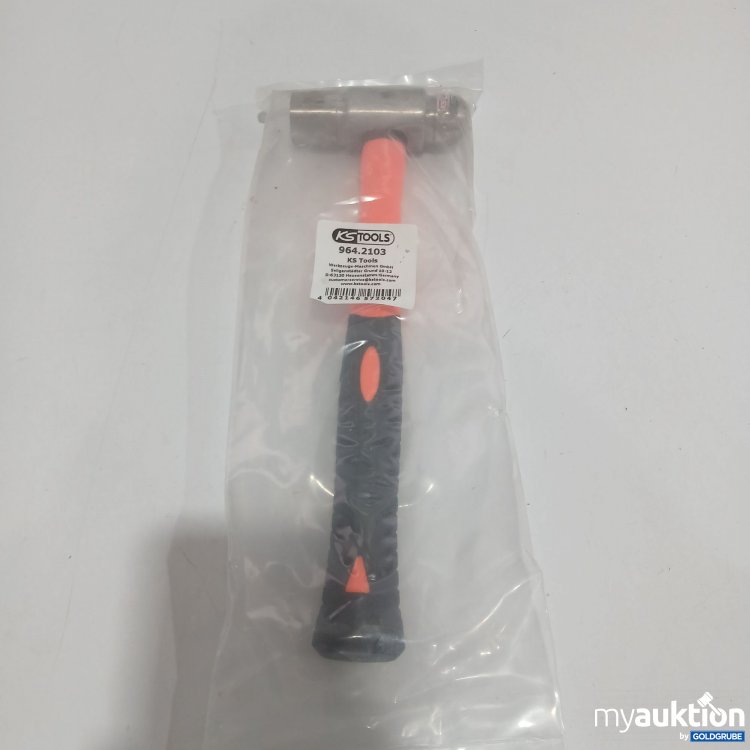 Artikel Nr. 879372: KsTools Schlosserhammer mit Fiberglasstiel, 595g 964.2103