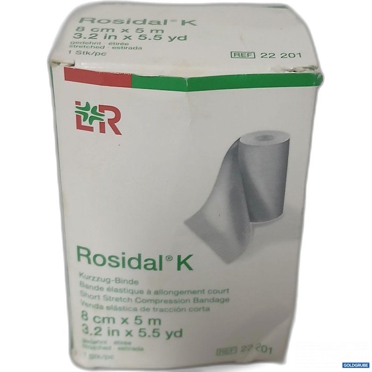 Artikel Nr. 884372: LR Rosidal Kurzzug-Binde 8cm x5m