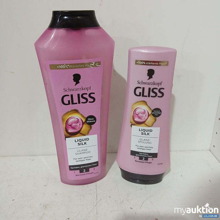 Artikel Nr. 982372: Schwarzkopf GLISS Liquid Silk Glanz-Shampoo 200 und 400ml