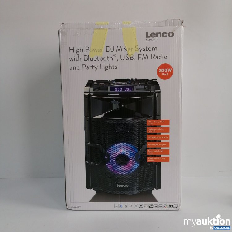 Artikel Nr. 340373 Artikel Nr. 340373: Lenco PMX 250 ,200W
