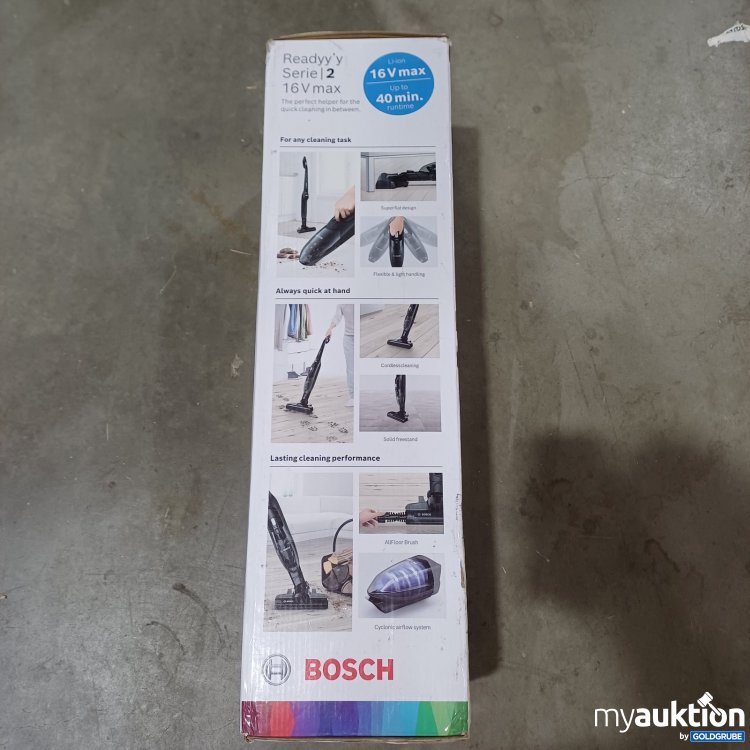 Artikel Nr. 467373 Artikel Nr. 467373: Bosch Ready'y Serie | 2 16 V max Akku-Staubsauger