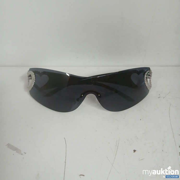 Artikel Nr. 813373 Artikel Nr. 813373: Herz-Sonnenbrille mit Strass