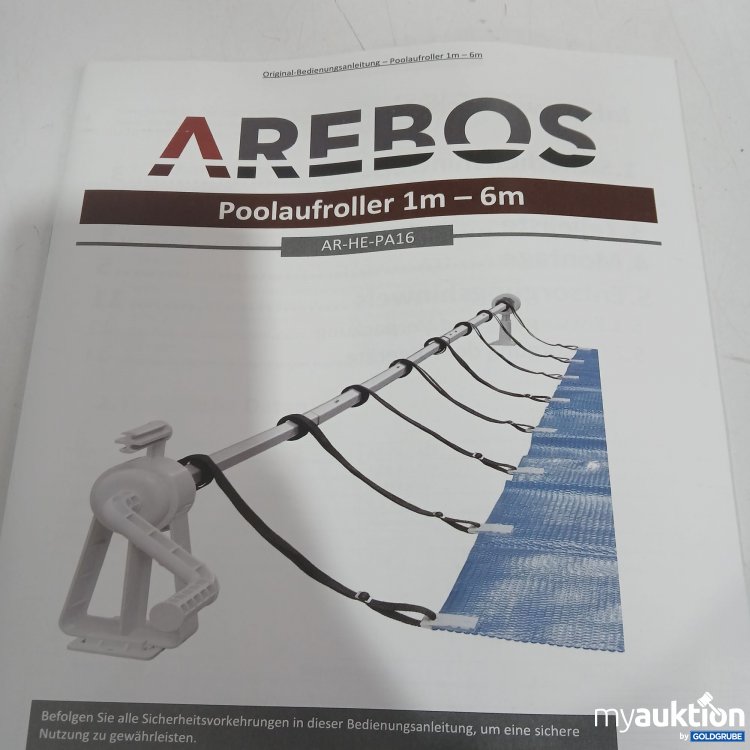 Artikel Nr. 885373: Arebos Poolaufroller 1m-6m AR-HE-PA16 