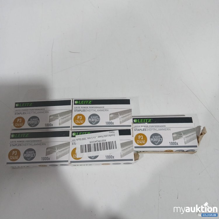 Artikel Nr. 898373: Leitz Heftklammern 5x 1000Stk 
