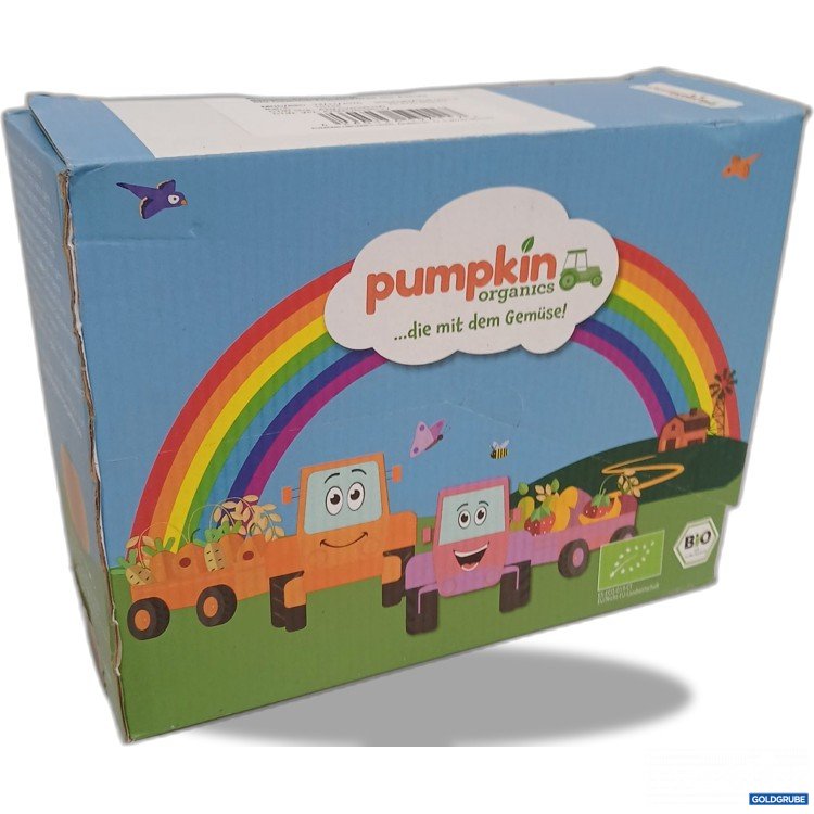 Artikel Nr. 956373: Pumpkin Bio Quetschie Kürbis,Karotte, Apfel, Banane, Pfirsich  100g x8 stk 