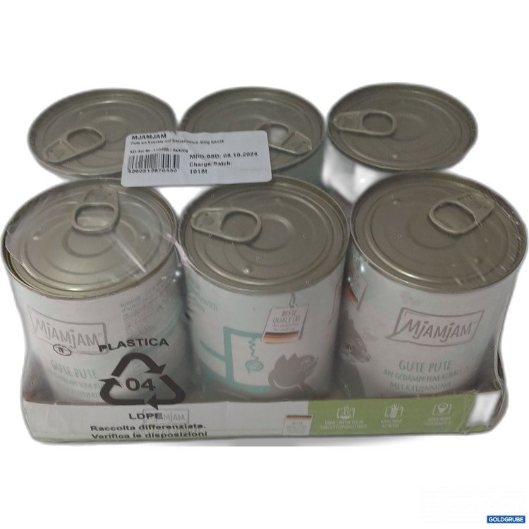 Artikel Nr. 970373: Mjamjam Katzenfutter Putr an Kürbis mit Katzenminze, 6×400g