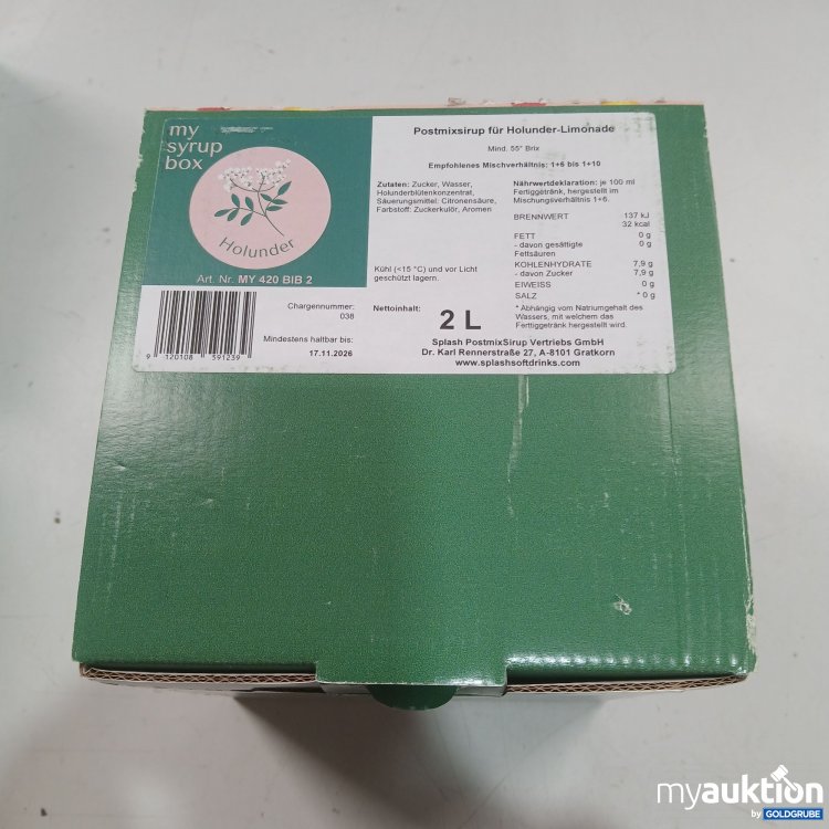 Artikel Nr. 980373: My Syrup Box Holunder 2l 
