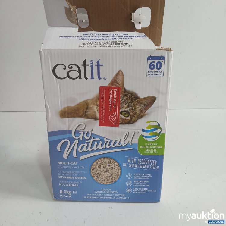 Artikel Nr. 990373: Cat it go Natural Multi-Cat Clumping Cat Litter 6,4kg  