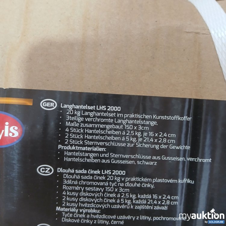 Artikel Nr. 991373 Artikel Nr. 991373: Hervis X-Fact Langhantelset HS 2000