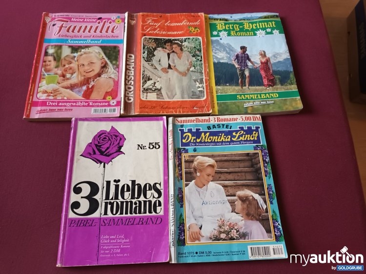 Artikel Nr. 999373 Artikel Nr. 999373: 5 x Liebesromane Sammelbände (=17 Romane)
