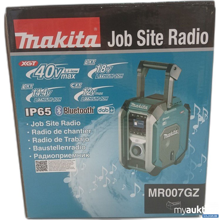 Artikel Nr. 445374 Artikel Nr. 445374: Makita Job Site Radio MR007GZ
