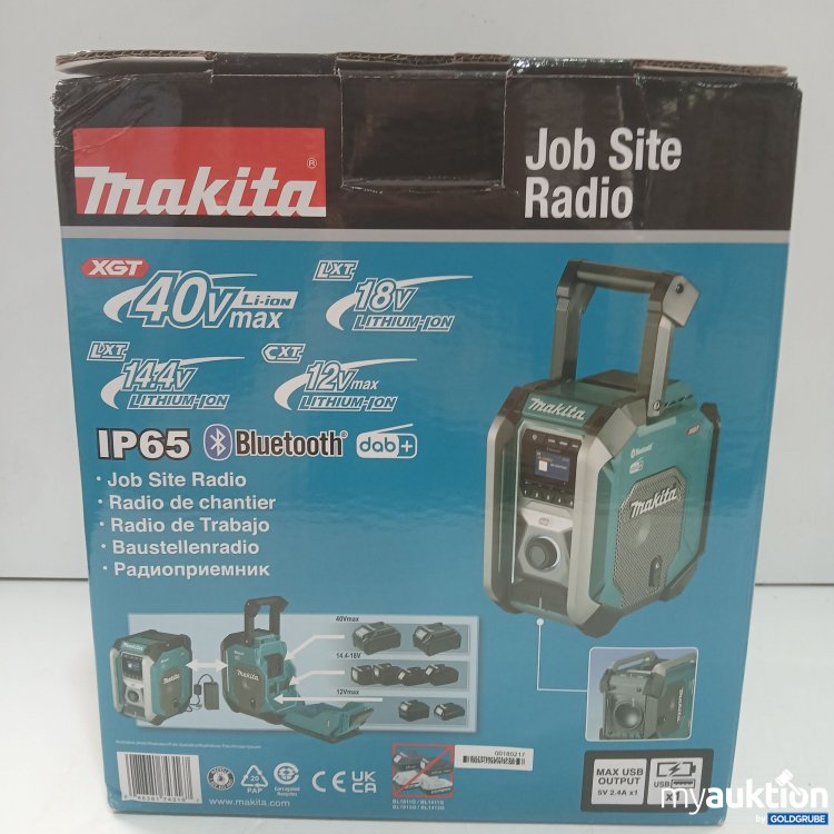 Artikel Nr. 445374 Artikel Nr. 445374: Makita Job Site Radio MR007GZ