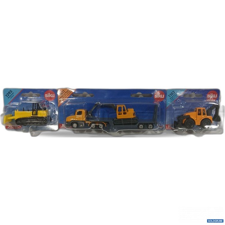 Artikel Nr. 523374 Artikel Nr. 523374: Siku Planierraupe, Tieflader mit Bagger & Baggerlader