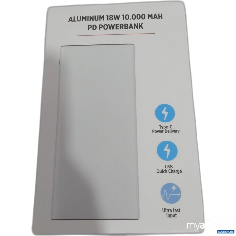 Artikel Nr. 994374 Artikel Nr. 994374: Aluminium 18W 10.000 MAH PD Powerbank