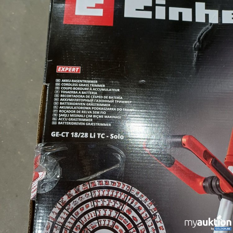 Artikel Nr. 467375 Artikel Nr. 467375: Einhell Akku-Rasentrimmer GE-CT 18/28 l i TC Solo