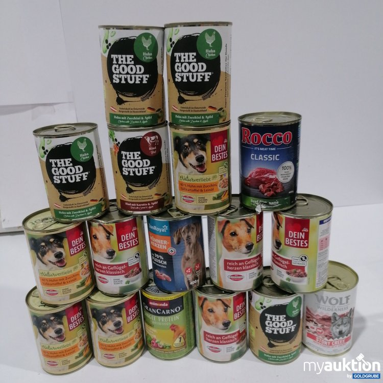 Artikel Nr. 890375: Diverses Hundefutter 17x400g