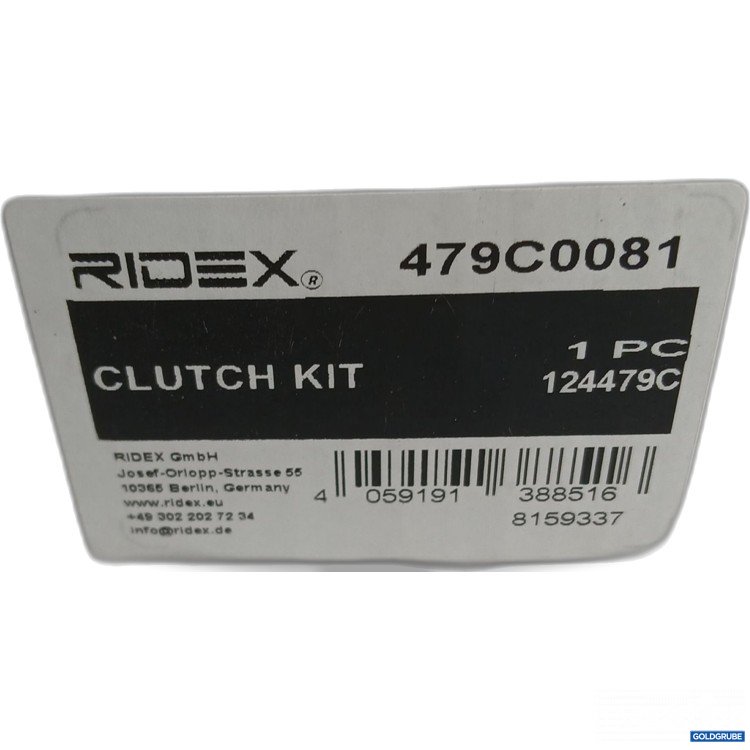 Artikel Nr. 961375: Ridex Kupplungsatz 479C0081 