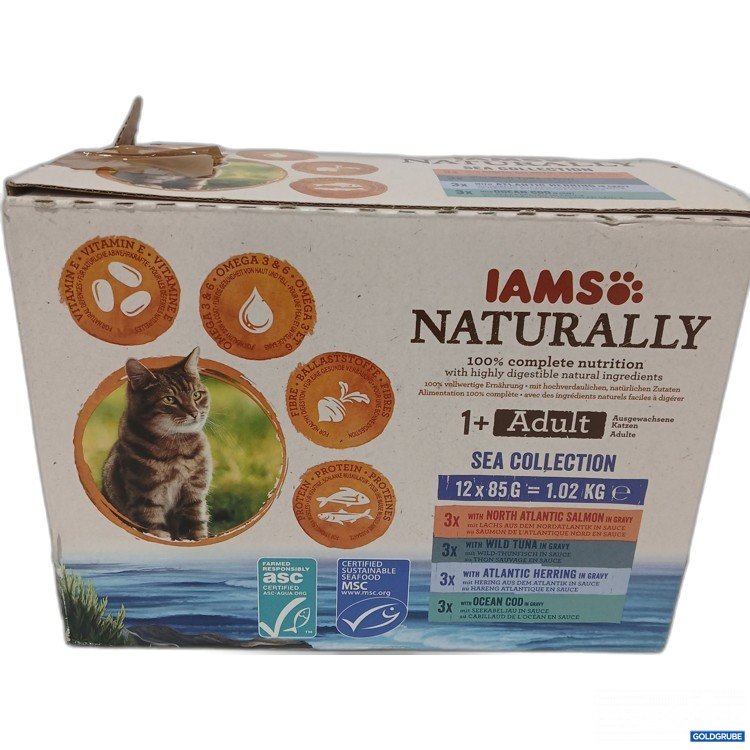 Artikel Nr. 963375: Iams Naturally Adult Meereskollektion Nassfutter Katze (12x85g)