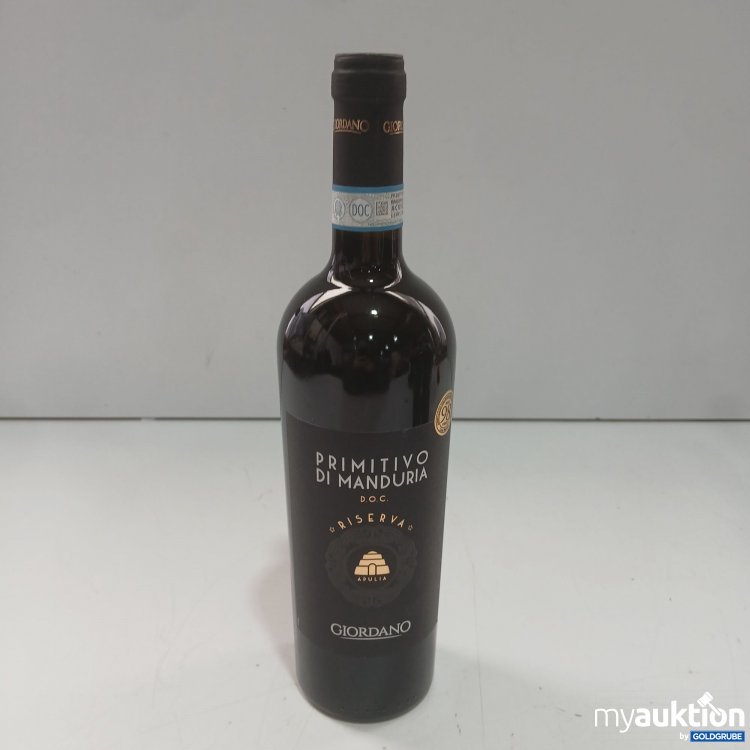 Artikel Nr. 980375 Artikel Nr. 980375: Giordano Primitivo di Manduria 75cl
