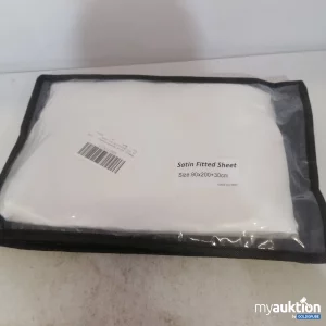 Auktion Satin Fitted Sheet 