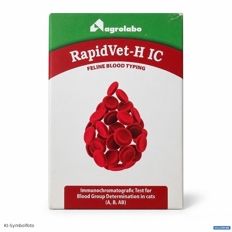 Artikel Nr. 466376 Artikel Nr. 466376: Agrolabo RapidVet-H IC Blutgruppentest für Katzen
