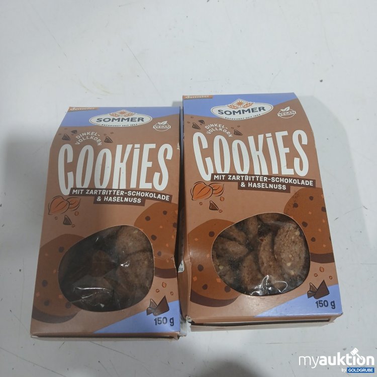 Artikel Nr. 477376 Artikel Nr. 477376: Sommer Cookies Dinkel Vollkorn mit Zartbitter-Schokolade & Haselnuss 150 g