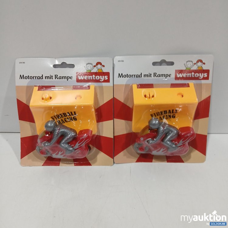 Artikel Nr. 523376 Artikel Nr. 523376: Wentoys Motorrad mit Rampe 2er Set